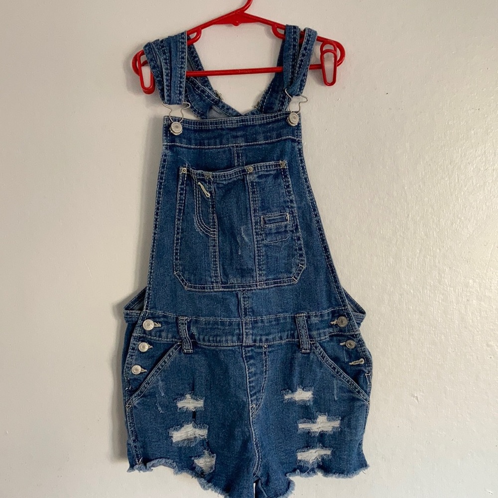 Overalls blue Jean size Small girls‎ UNIONBAY